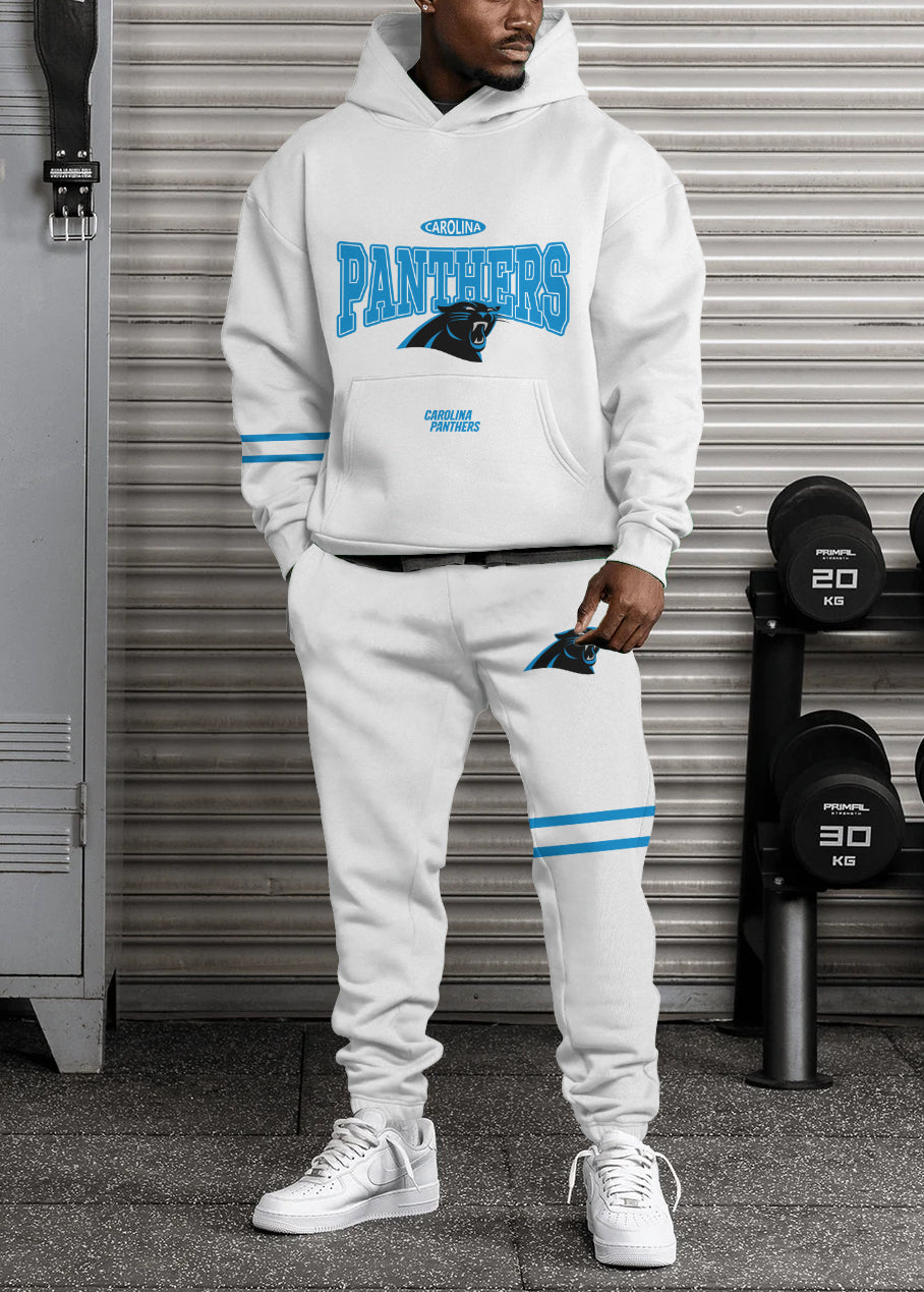 Carolina Panthers 3D Printed Pullover Hoodie And Sweatpant 2pcs Tracksuits
