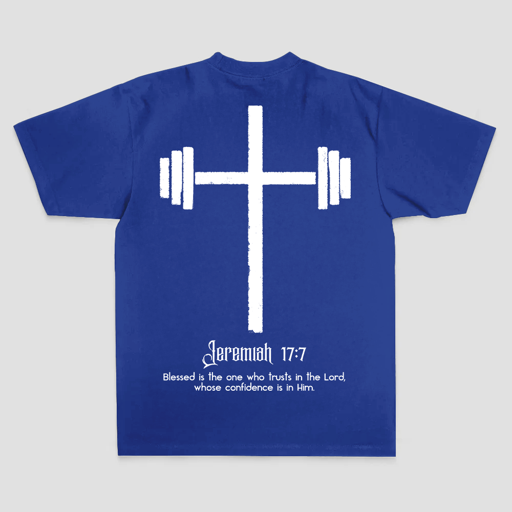 Jeremiah 17:7 Blessed Is The One Who Trusts In The Lord Printed Men's T-shirt