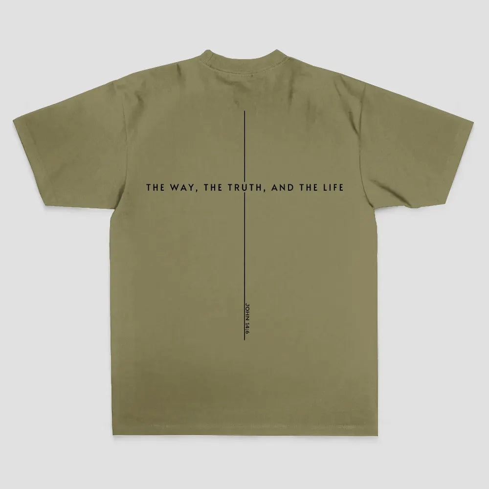 The Way The Truth And The Life Printed Men's T-shirt