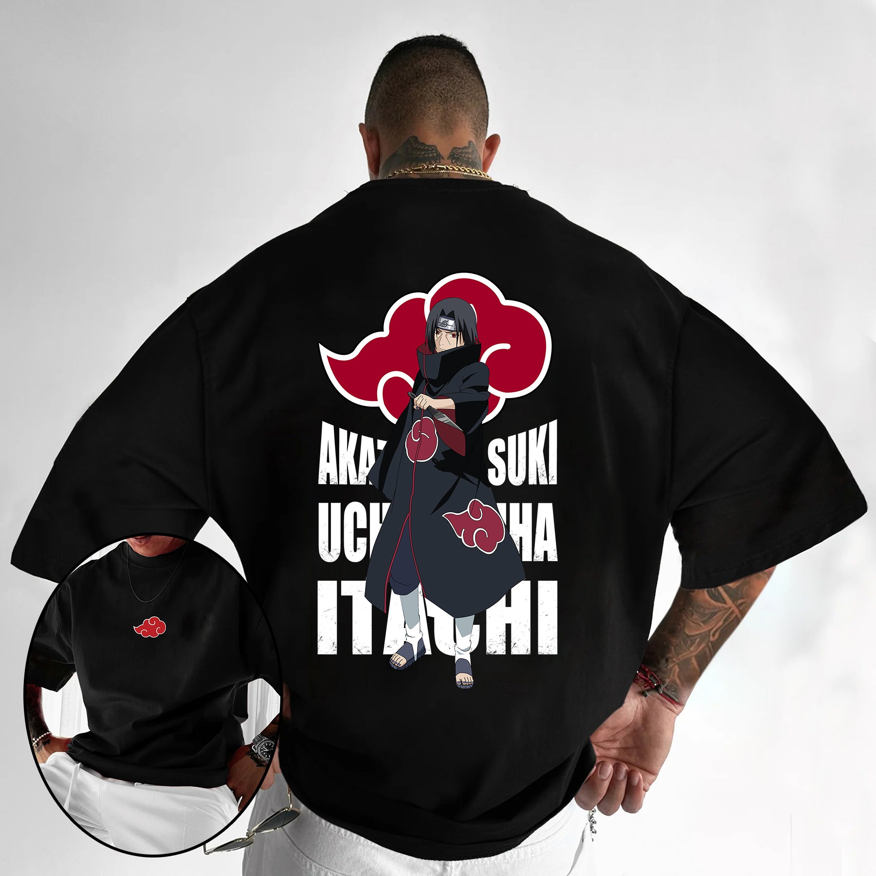 Super Naruto Anime Villain Printed T-shirt