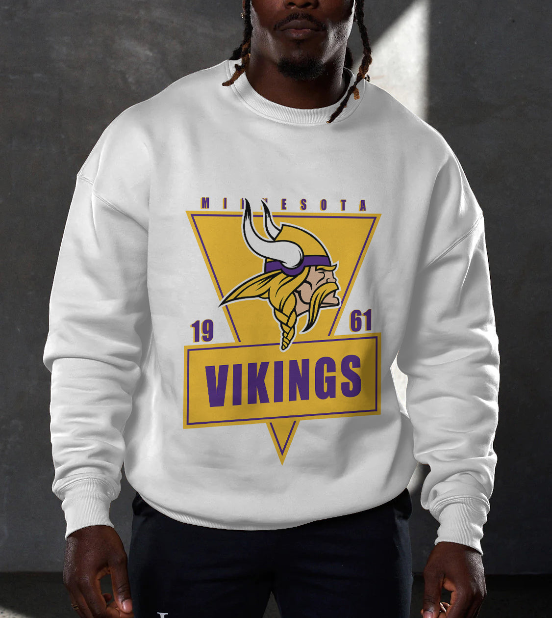 Minnesota Vikings 3D Limited Edition Crew Neck sweatshirt