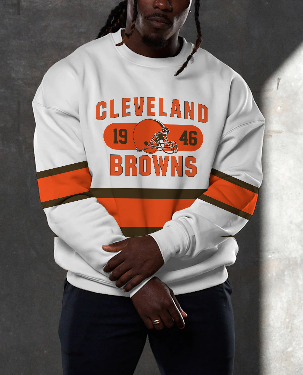 Cleveland Browns 3D Limited Edition Crew Neck sweatshirt