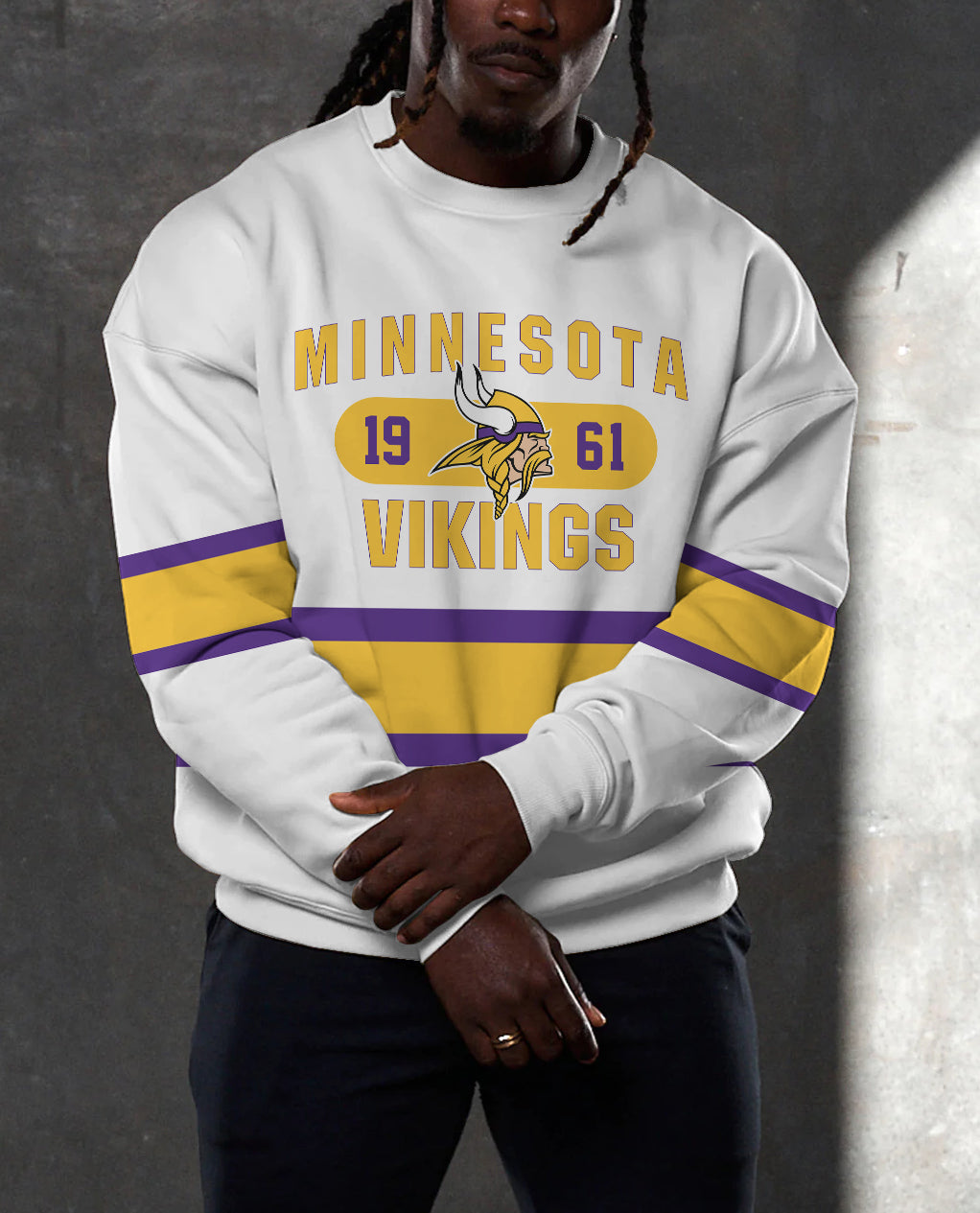 Minnesota Vikings 3D Limited Edition Crew Neck sweatshirt