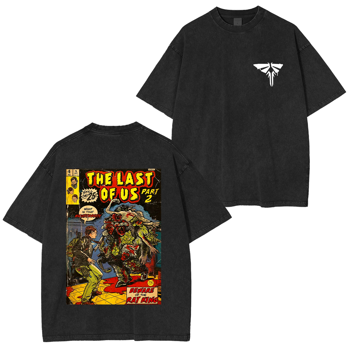 The Last of Us Rat King Vintage Washed Unisex T-Shirt
