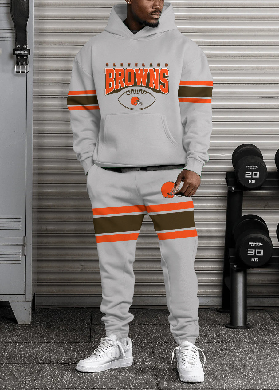 Cleveland Browns 3D Printed Pullover Hoodie And Sweatpant 2pcs Tracksuits