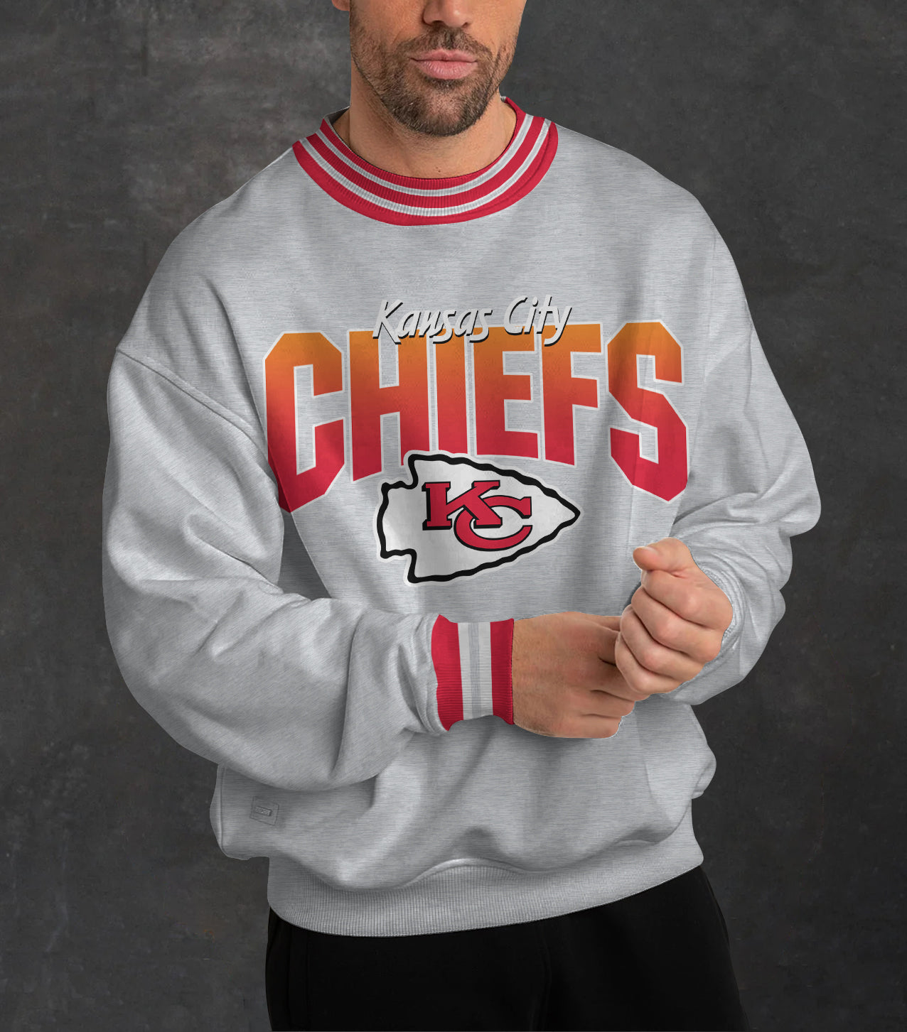 Kansas City Chiefs 3D Limited Edition Crew Neck sweatshirt