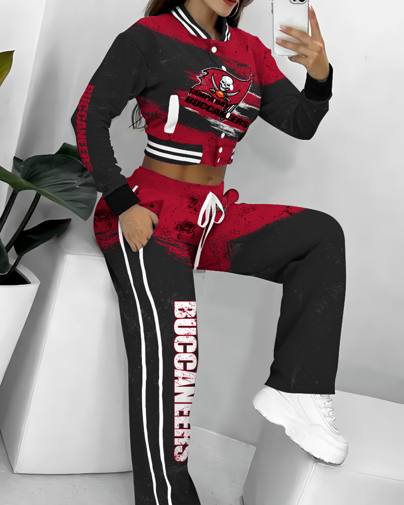 Tampa Bay Buccaneers 3D Printed Varsity Jacket Set
