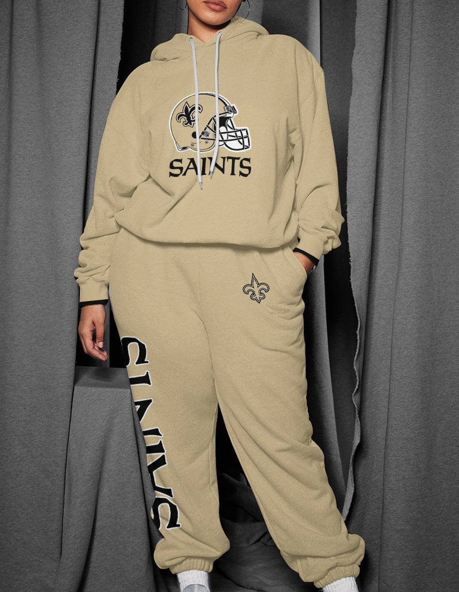 New Orleans Saints 3D Printed Pullover Hoodie And Sweatpant 2pcs Tracksuits