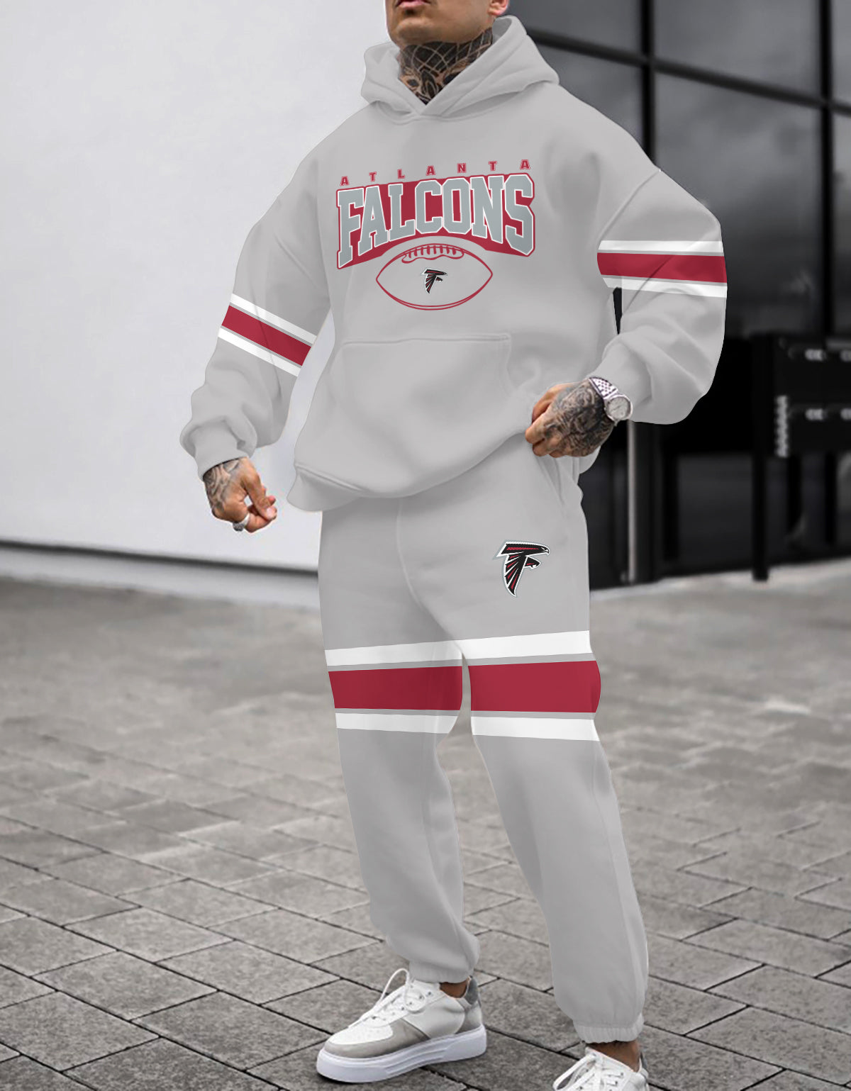Atlanta Falcons 3D Printed Pullover Hoodie And Sweatpant 2pcs Tracksuits