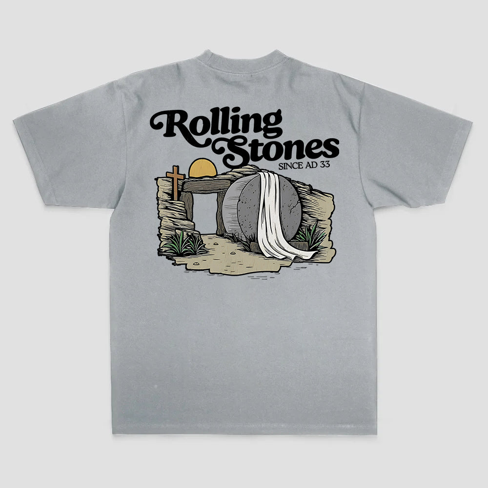 Rolling Stones Since Ad 33 Printed Men's T-shirt