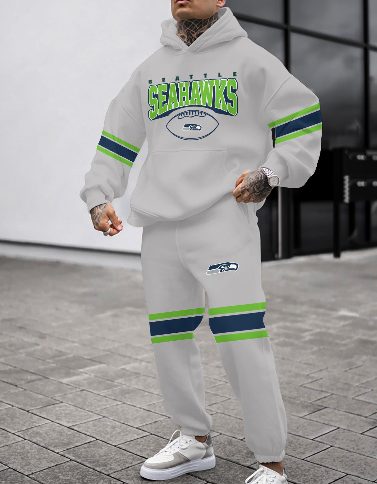 Seattle Seahawks 3D Printed Pullover Hoodie And Sweatpant 2pcs Tracksuits