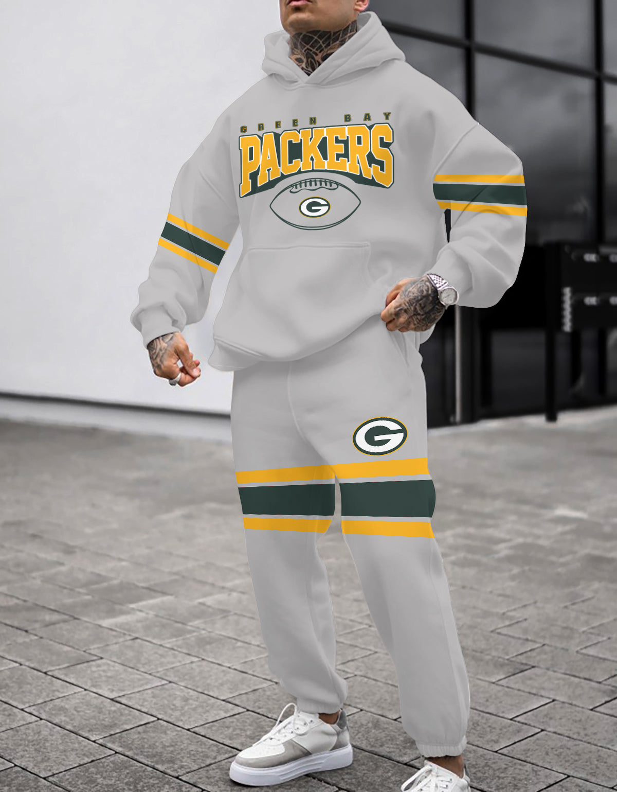 Green Bay Packers 3D Printed Pullover Hoodie And Sweatpant 2pcs Tracksuits