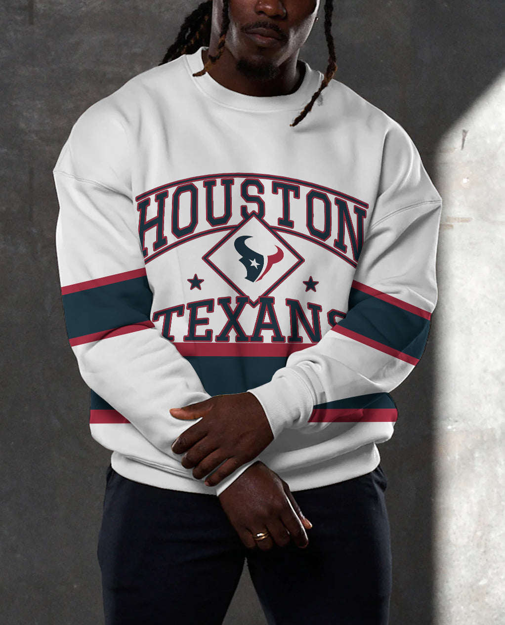 Houston Texans 3D Limited Edition Crew Neck sweatshirt