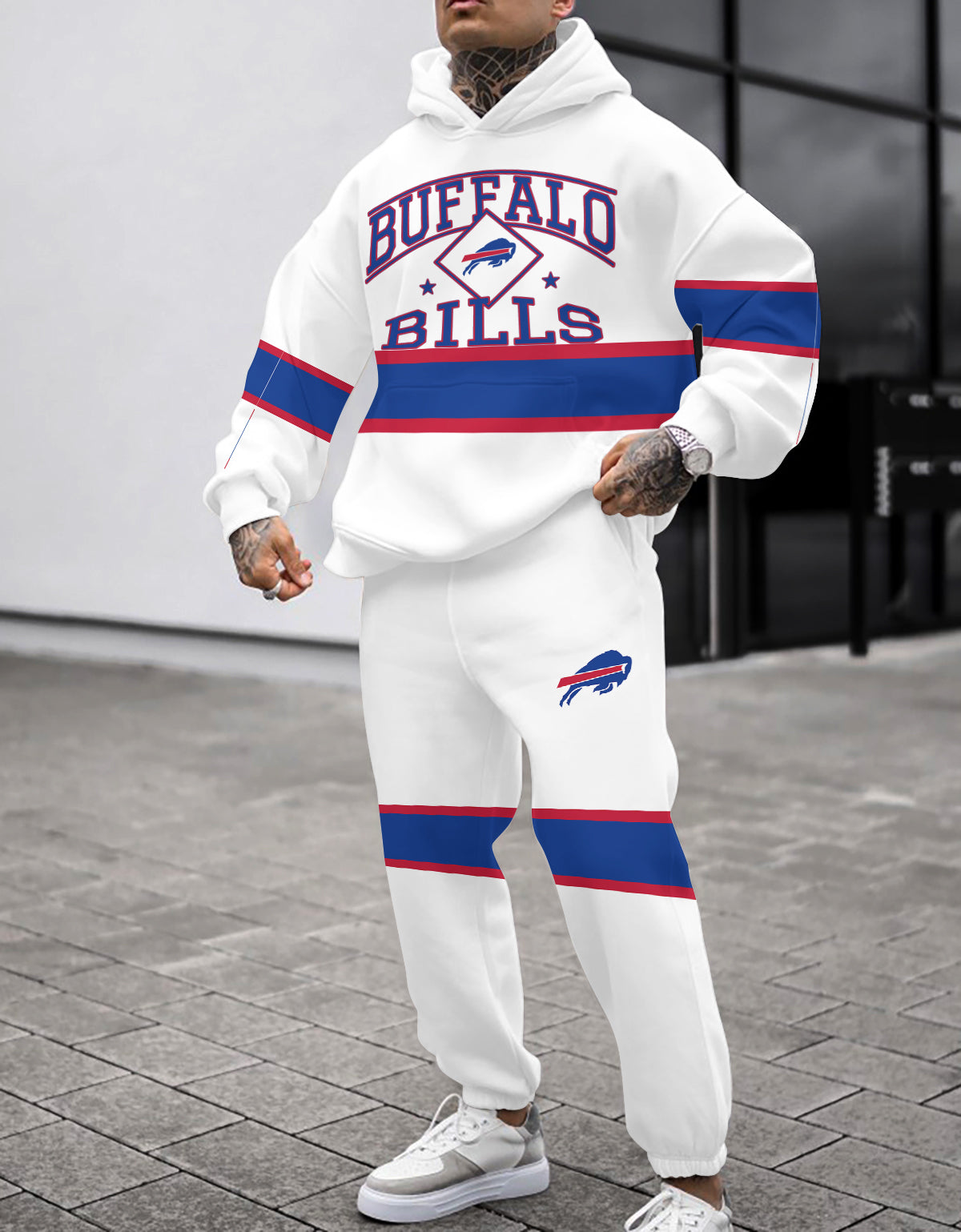 Buffalo Bills 3D Printed Pullover Hoodie And Sweatpant 2pcs Tracksuits
