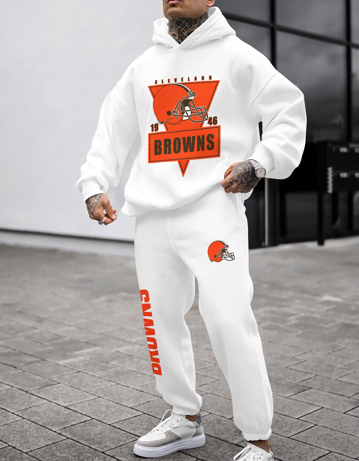 Cleveland Browns 3D Printed Pullover Hoodie And Sweatpant 2pcs Tracksuits