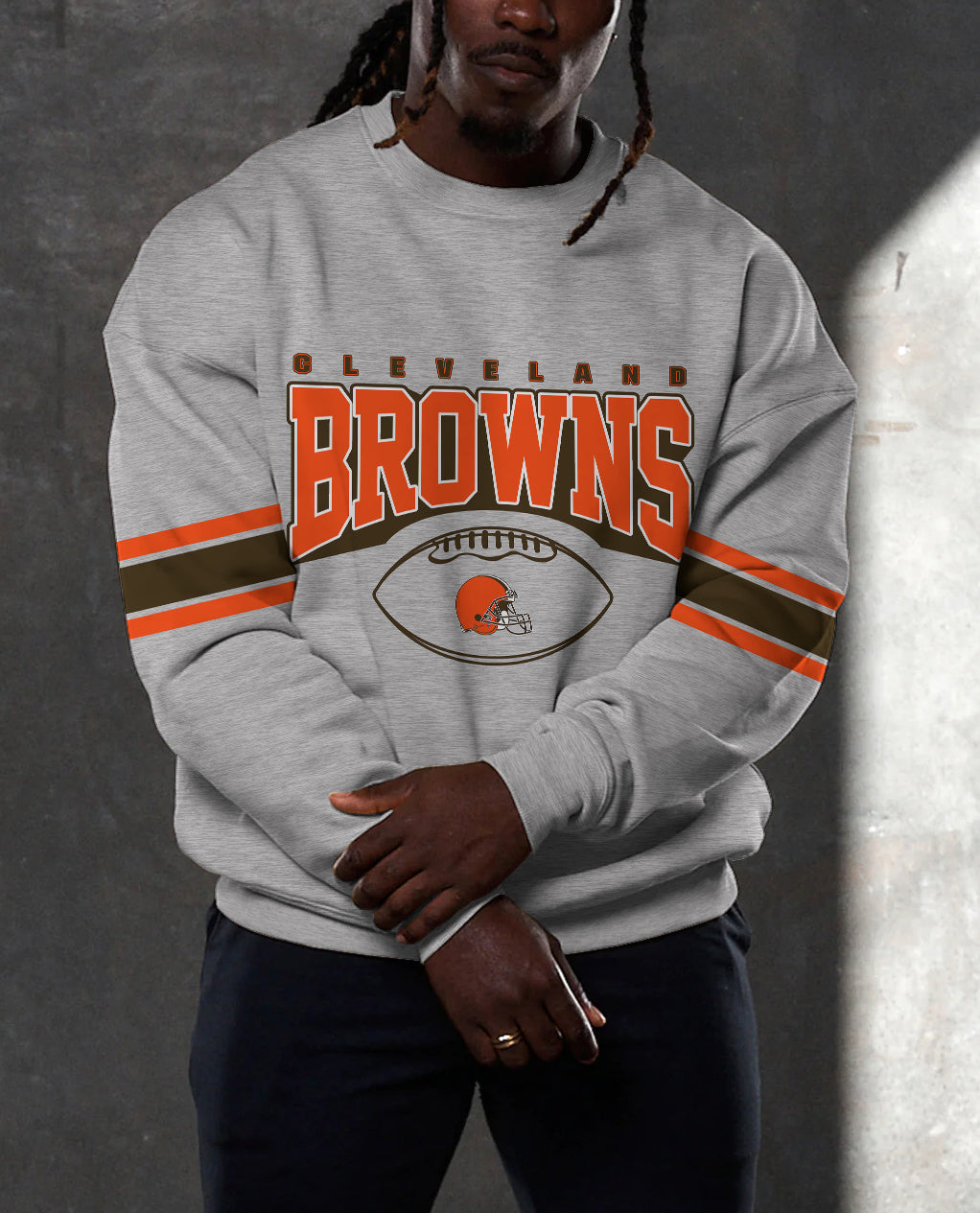 Cleveland Browns 3D Limited Edition Crew Neck sweatshirt