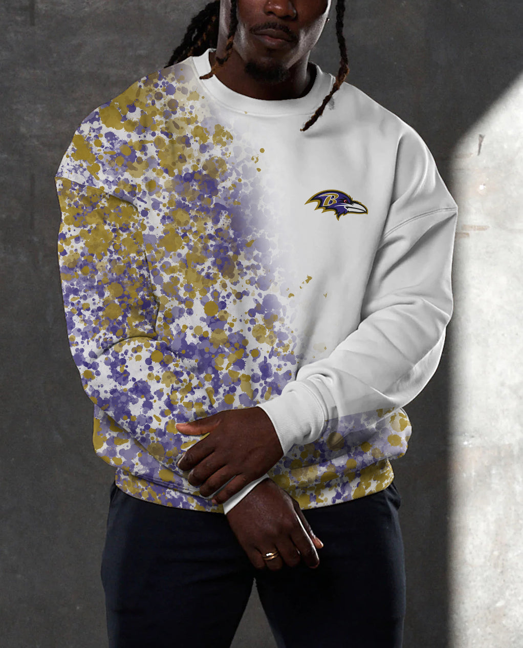 Baltimore Ravens 3D Limited Edition Crew Neck sweatshirt