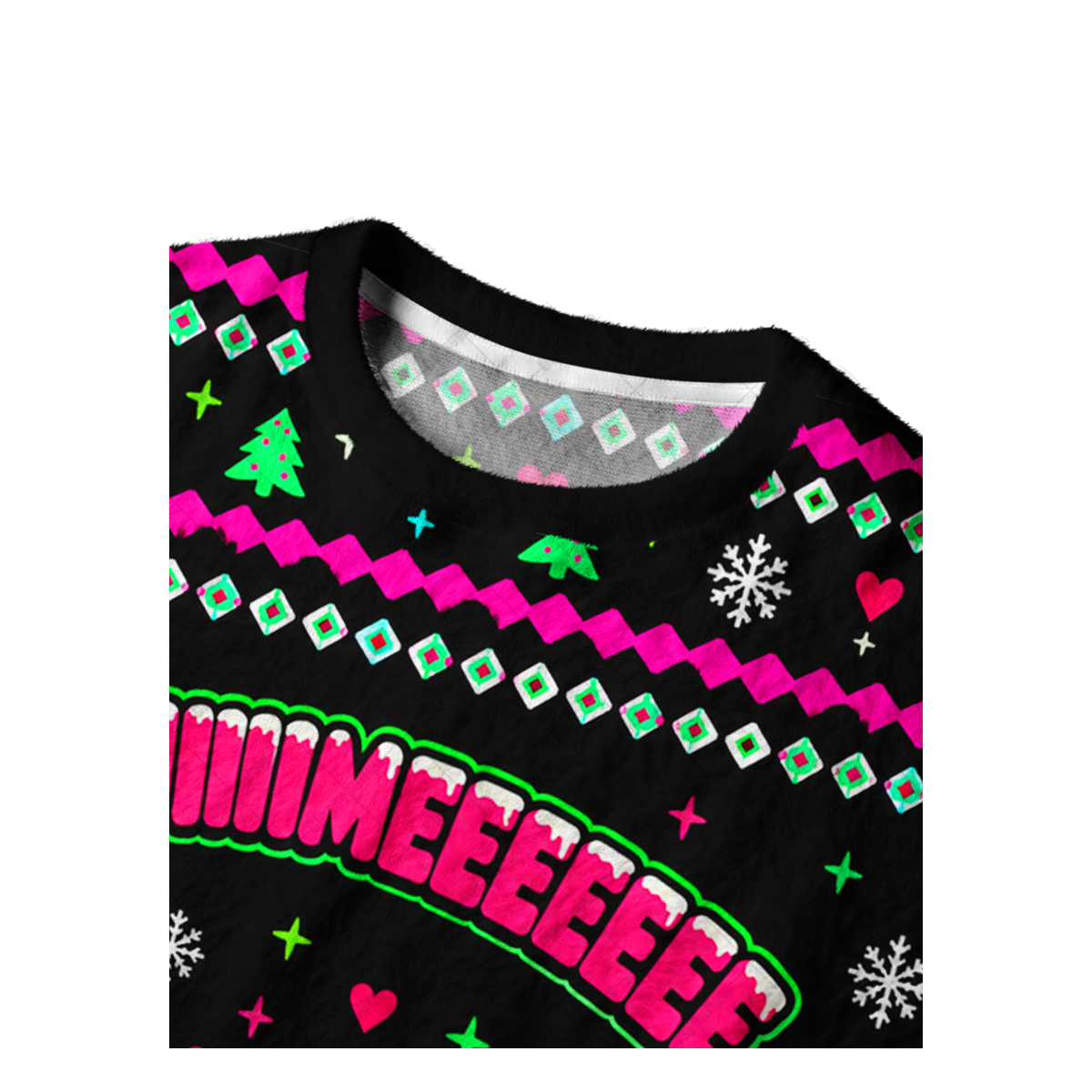 ITS TIIIIIMEEEEEEEE UGLY CHRISTMAS SWEATSHIRT — image 3