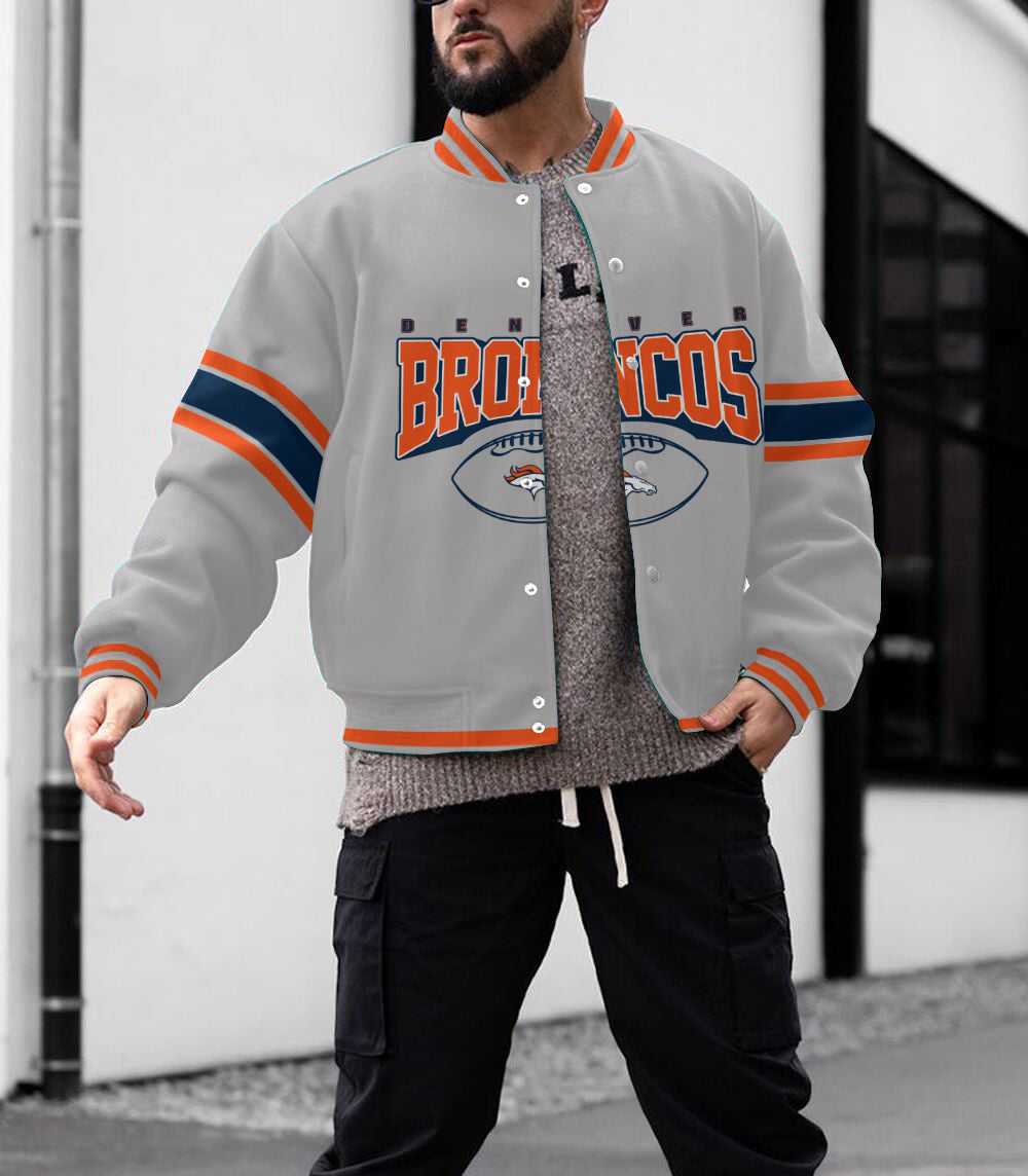 Denver Broncos Men's Limited Edition Full-Snap Casual Jacket