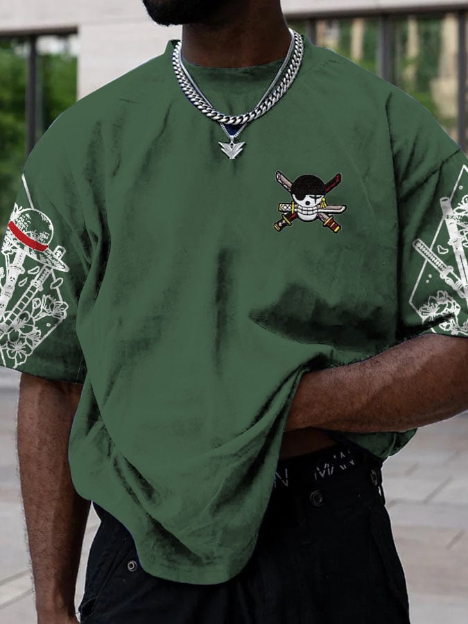 contrasting T-shirt