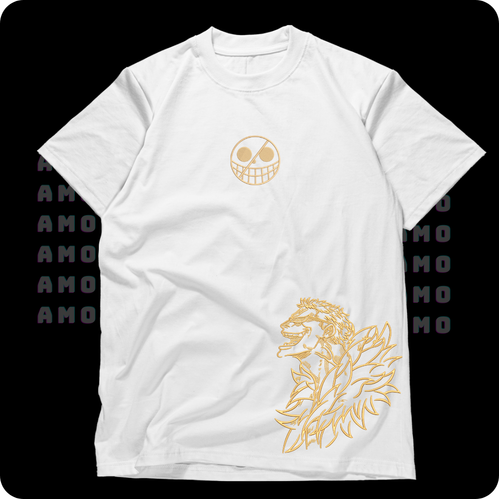 Donquixote Doflamingo One Piece Embroidered T-shirt