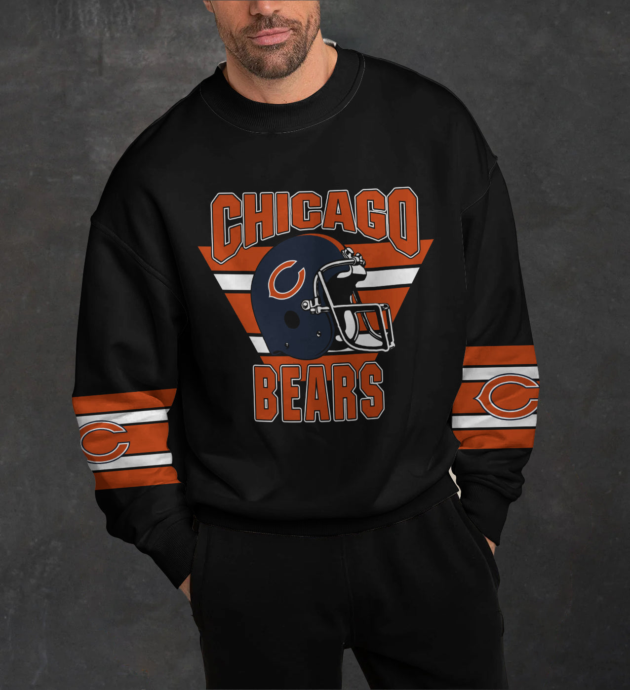 Chicago Bears 3D Limited Edition Crew Neck sweatshirt