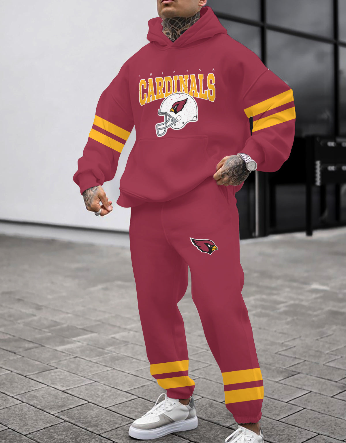 Arizona Cardinals 3D Printed Pullover Hoodie And Sweatpant 2pcs Tracksuits