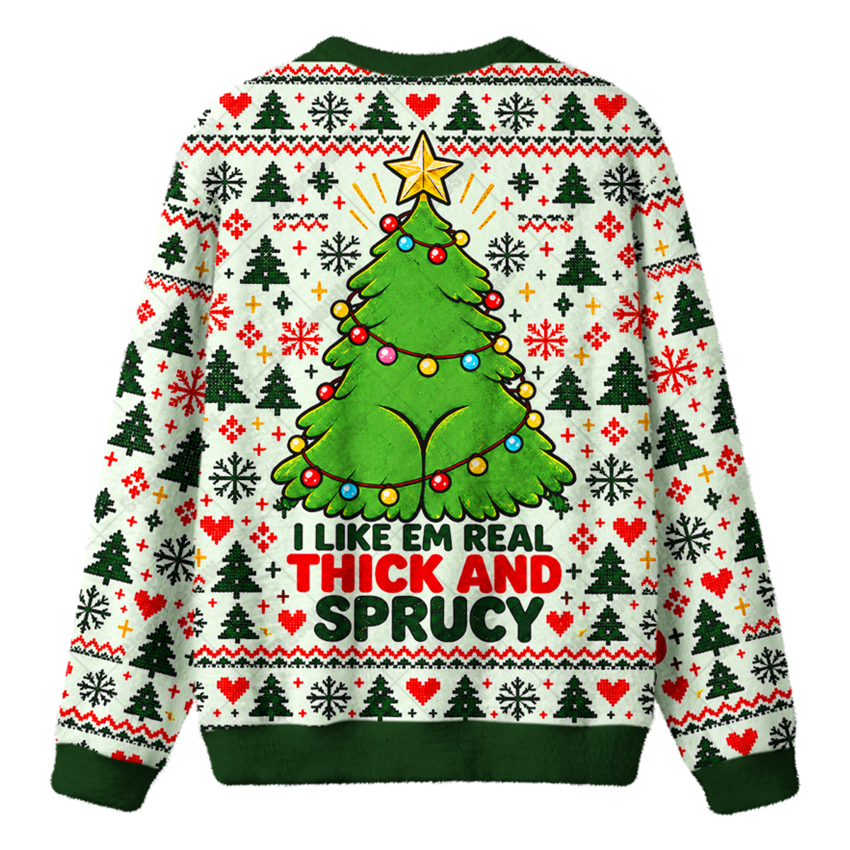 THICK SPRUCE UGLY CHRISTMAS SWEATSHIRT — image 2