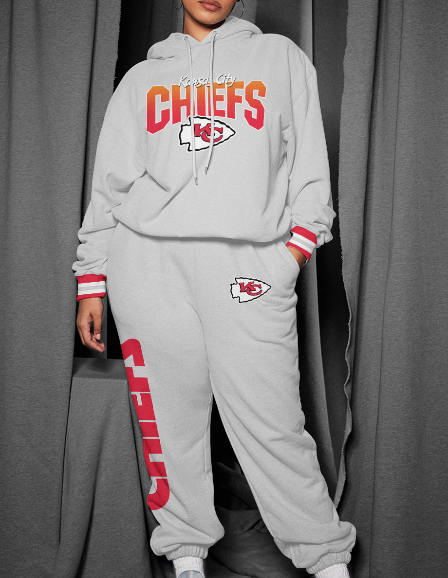 Kansas City Chiefs 3D Printed Pullover Hoodie And Sweatpant 2pcs Tracksuits