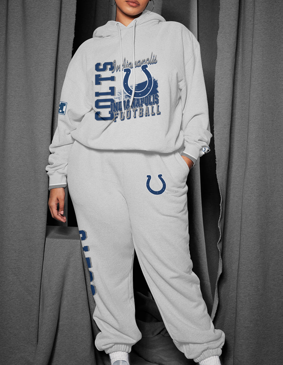 Indianapolis Colts 3D Printed Pullover Hoodie And Sweatpant 2pcs Tracksuits