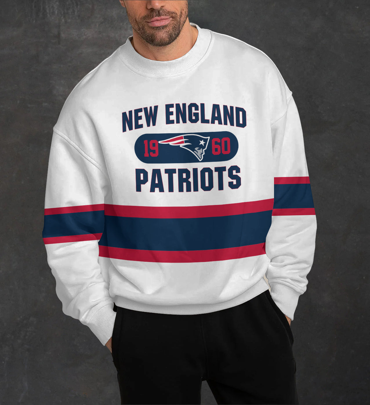 New England Patriots 3D Limited Edition Crew Neck sweatshirt