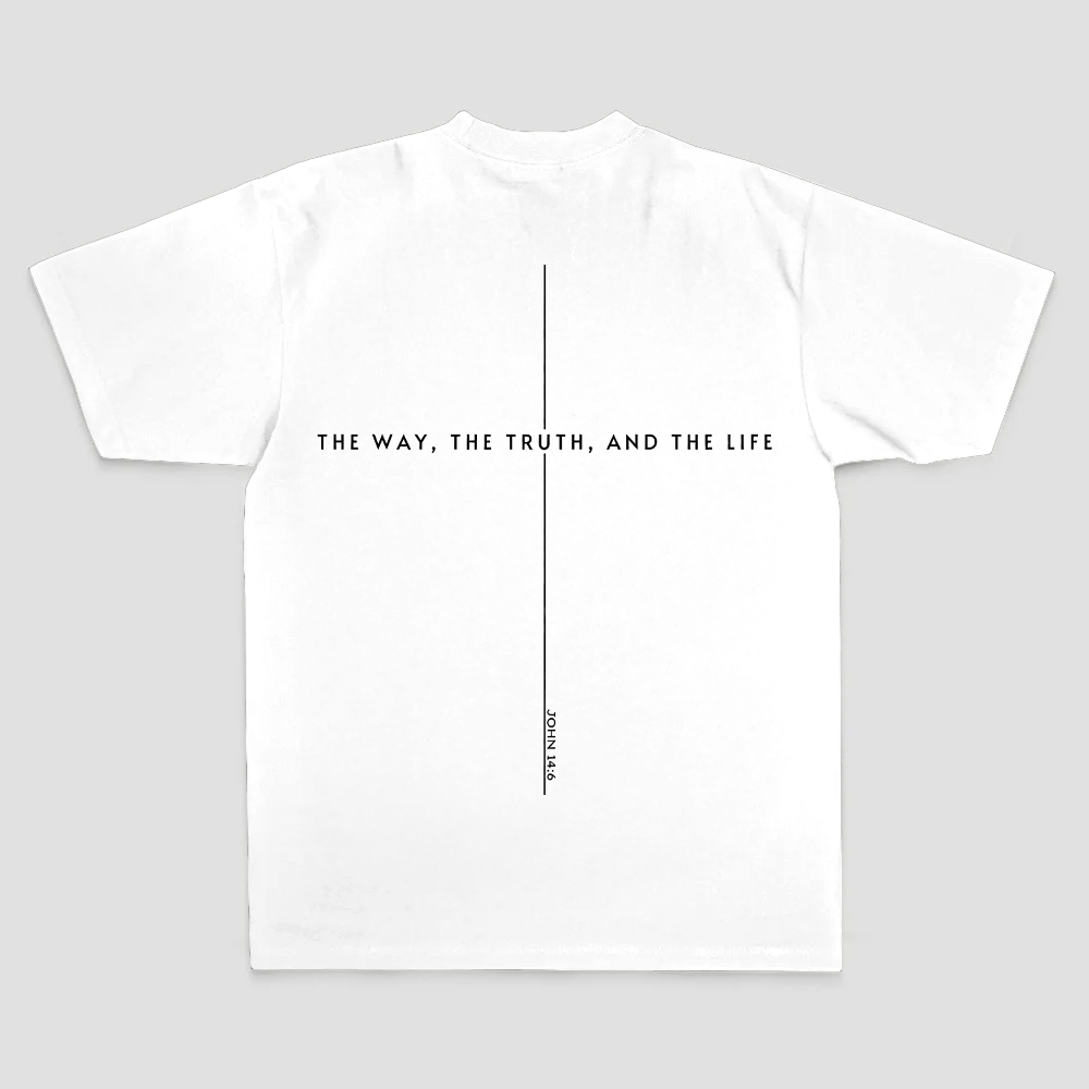 The Way The Truth And The Life Printed Men's T-shirt
