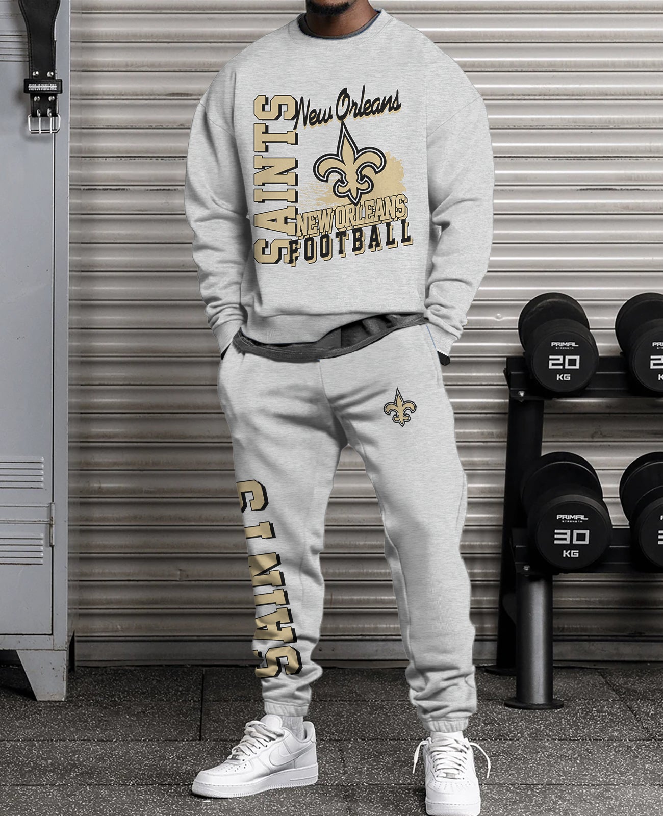 New Orleans Saints   3D sweatsuit and sweatpants 2 piece outfits