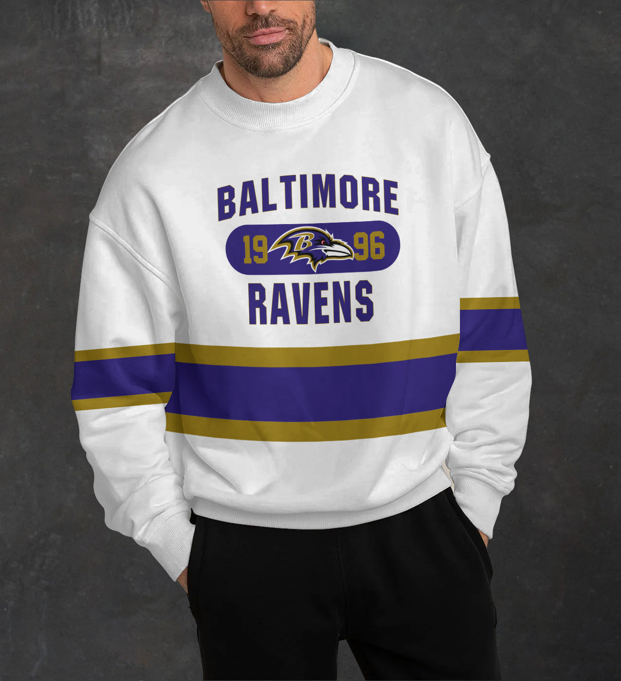 Baltimore Ravens 3D Limited Edition Crew Neck sweatshirt