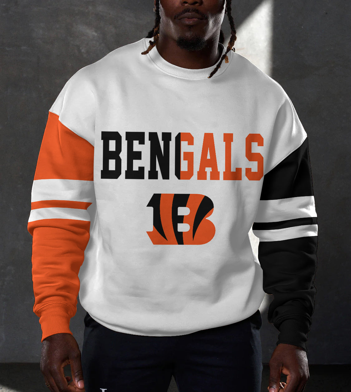 Cincinnati Bengals 3D Limited Edition Crew Neck sweatshirt