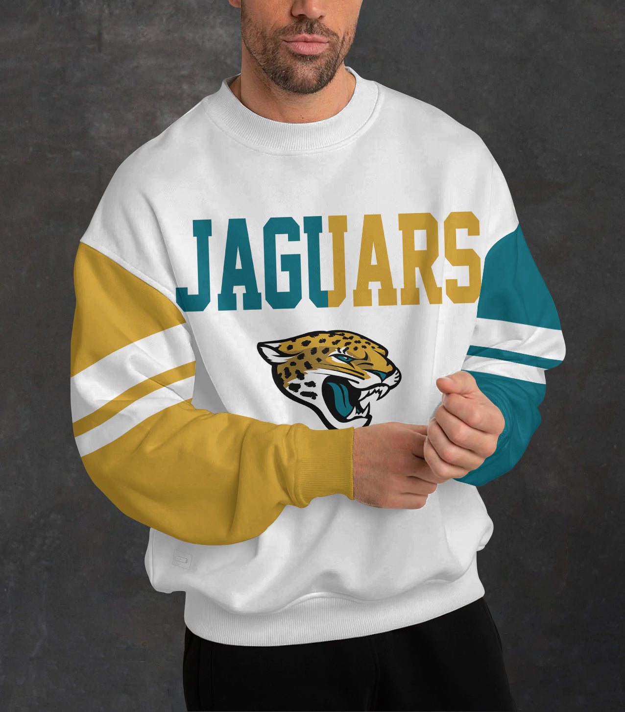 Jacksonville Jaguars 3D Limited Edition Crew Neck sweatshirt