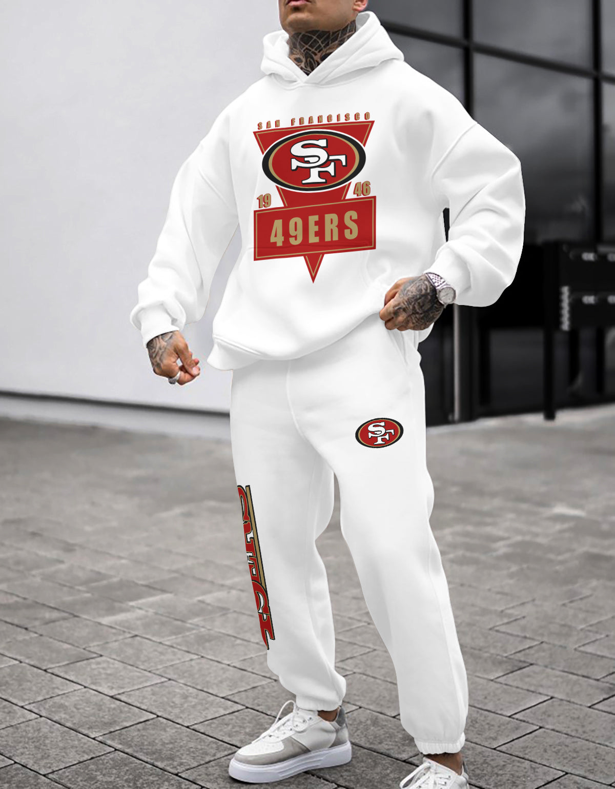 San Francisco 49ers 3D Printed Pullover Hoodie And Sweatpant 2pcs Tracksuits