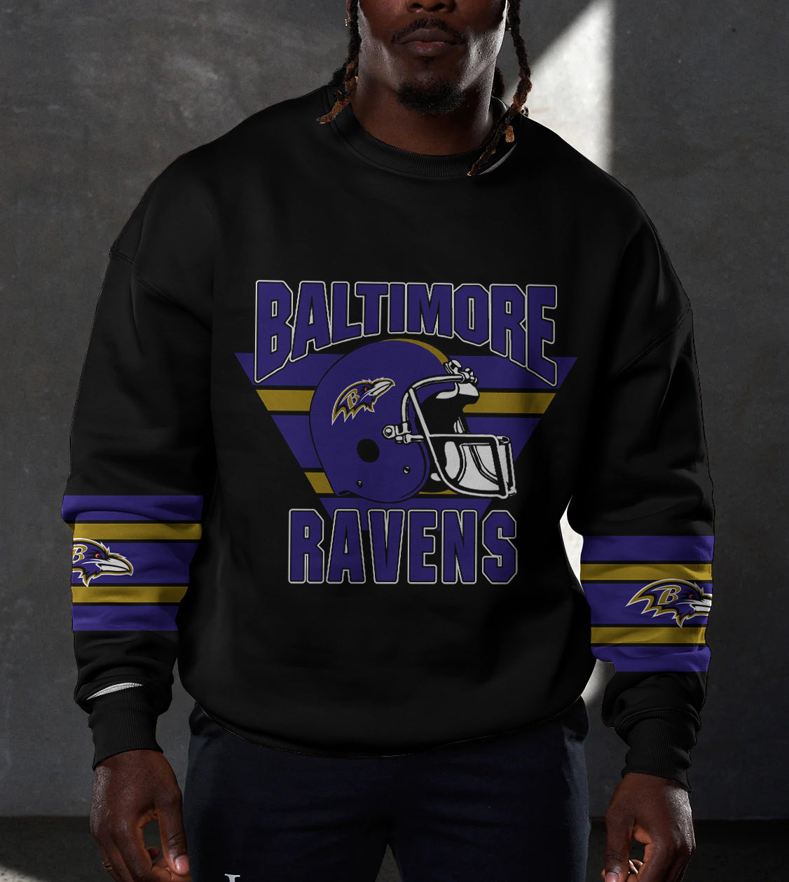 Baltimore Ravens 3D Limited Edition Crew Neck sweatshirt