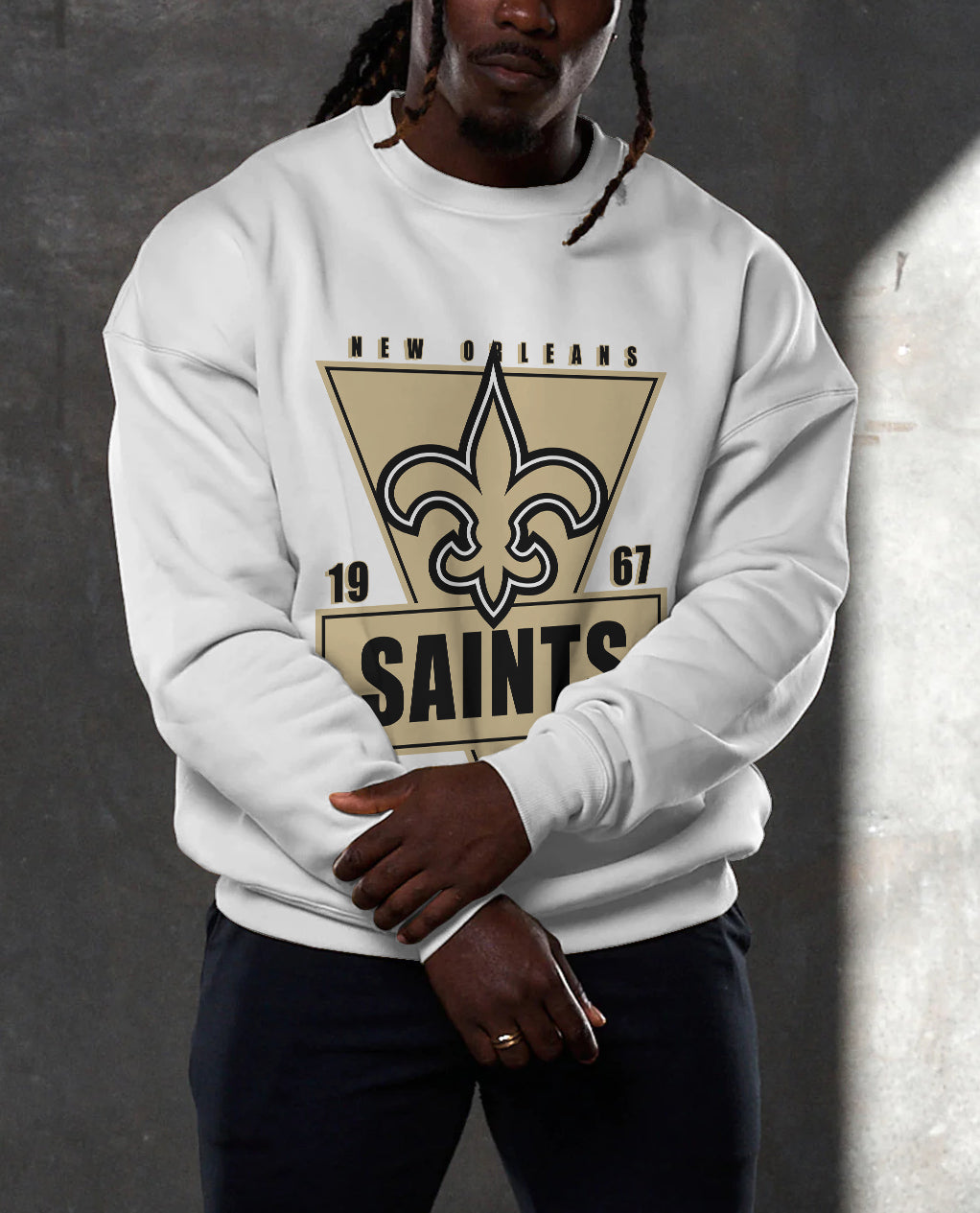 New Orleans Saints 3D Limited Edition Crew Neck sweatshirt