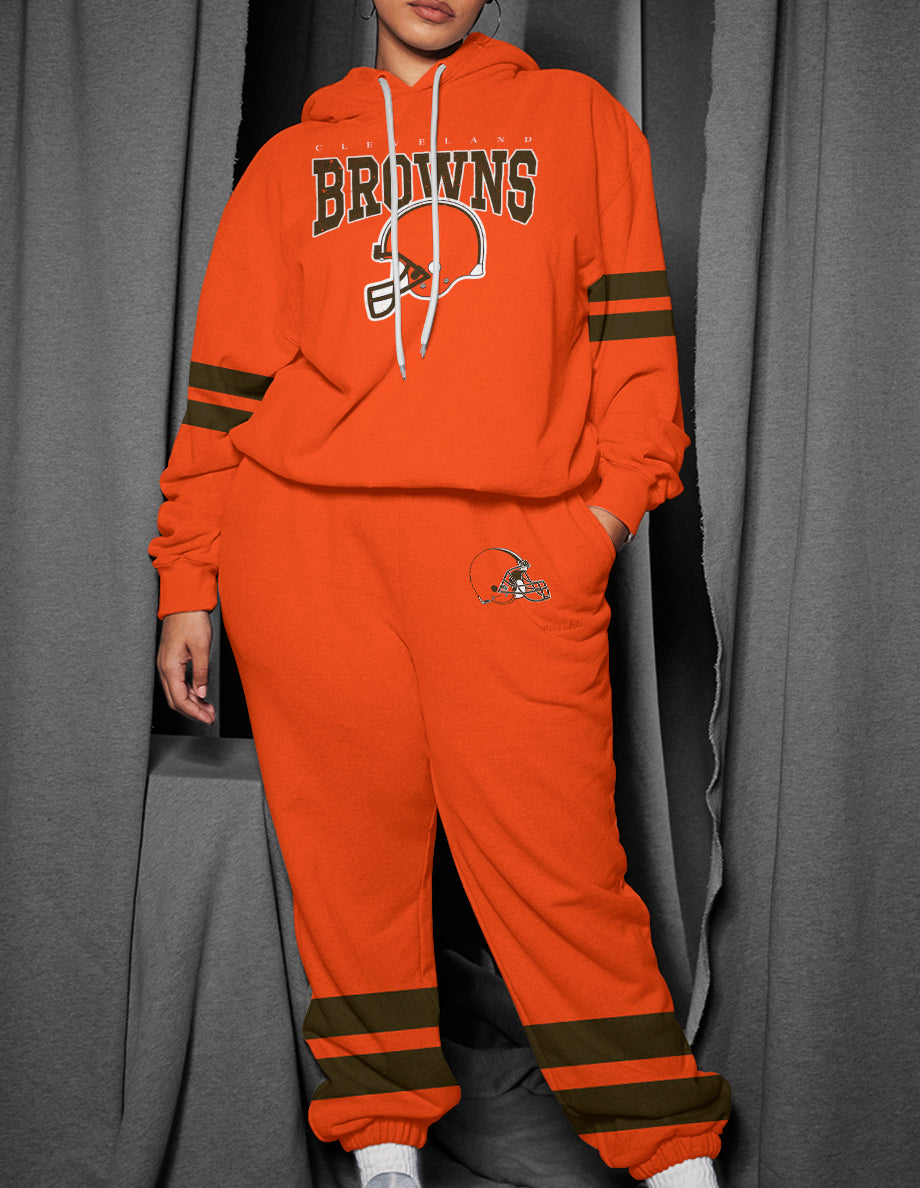 Cleveland Browns 3D Printed Pullover Hoodie And Sweatpant 2pcs Tracksuits
