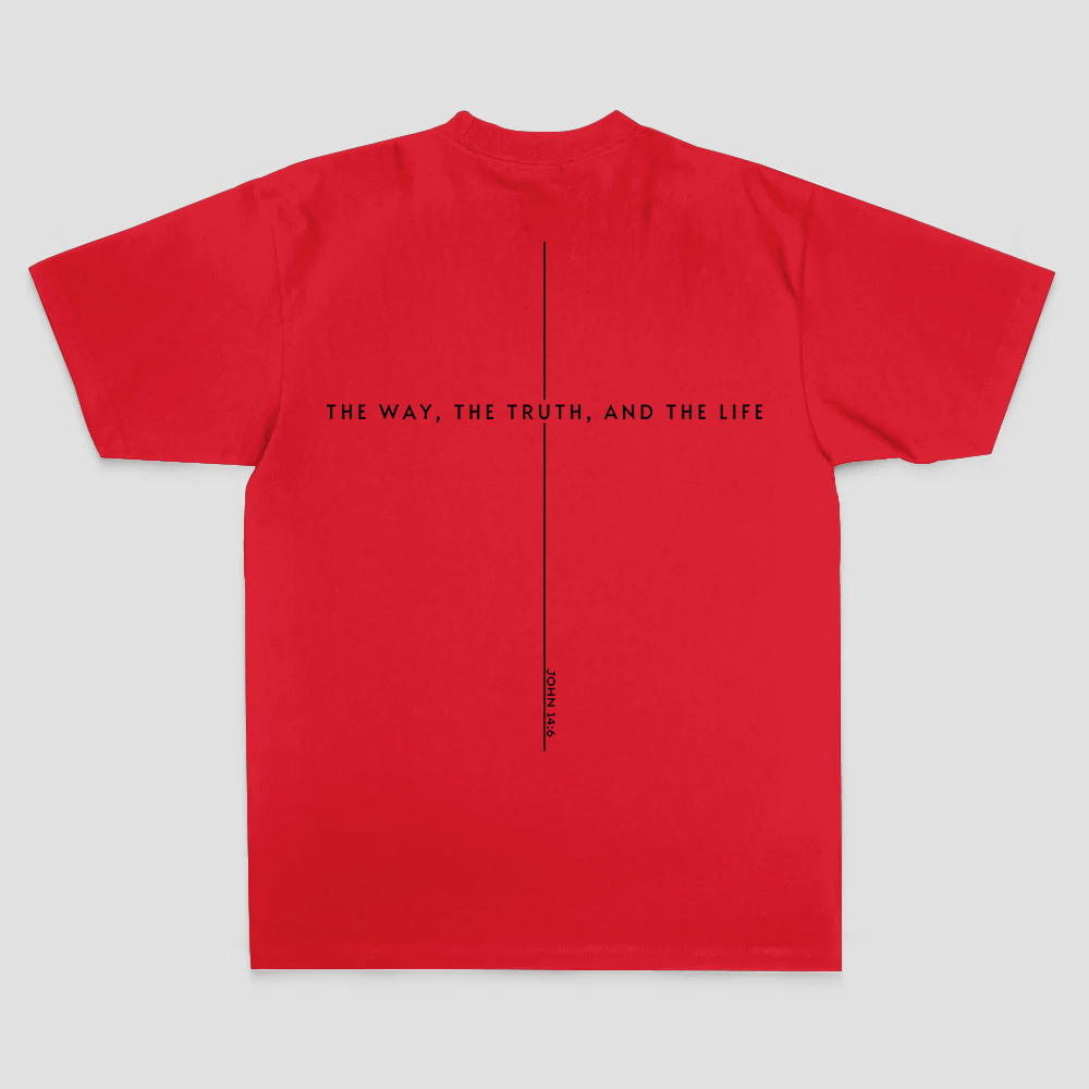 The Way The Truth And The Life Printed Men's T-shirt