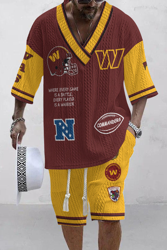 Washington Commanders
Limited Edition Top And Shorts Two-Piece Suits
