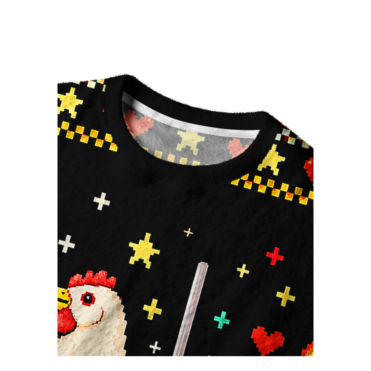 STAGE POLE CHICKEN UGLY CHRISTMAS SWEATSHIRT — image 3
