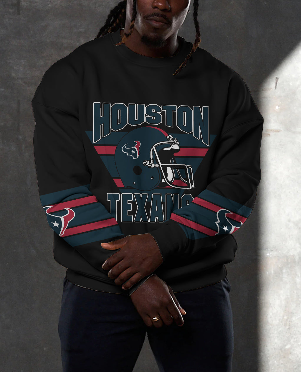 Houston Texans 3D Limited Edition Crew Neck sweatshirt