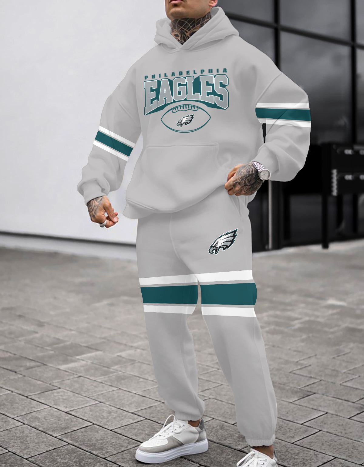 Philadelphia Eagles 3D Printed Pullover Hoodie And Sweatpant 2pcs Tracksuits