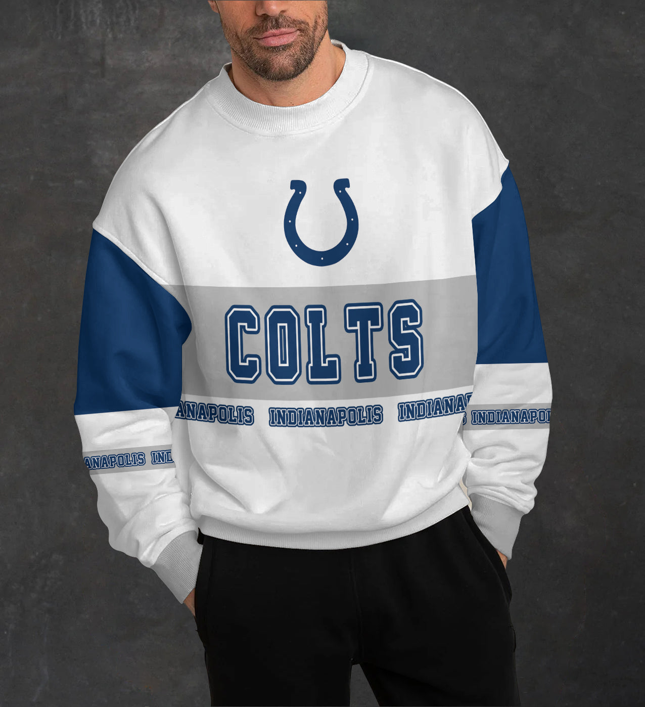 Indianapolis Colts 3D Limited Edition Crew Neck sweatshirt