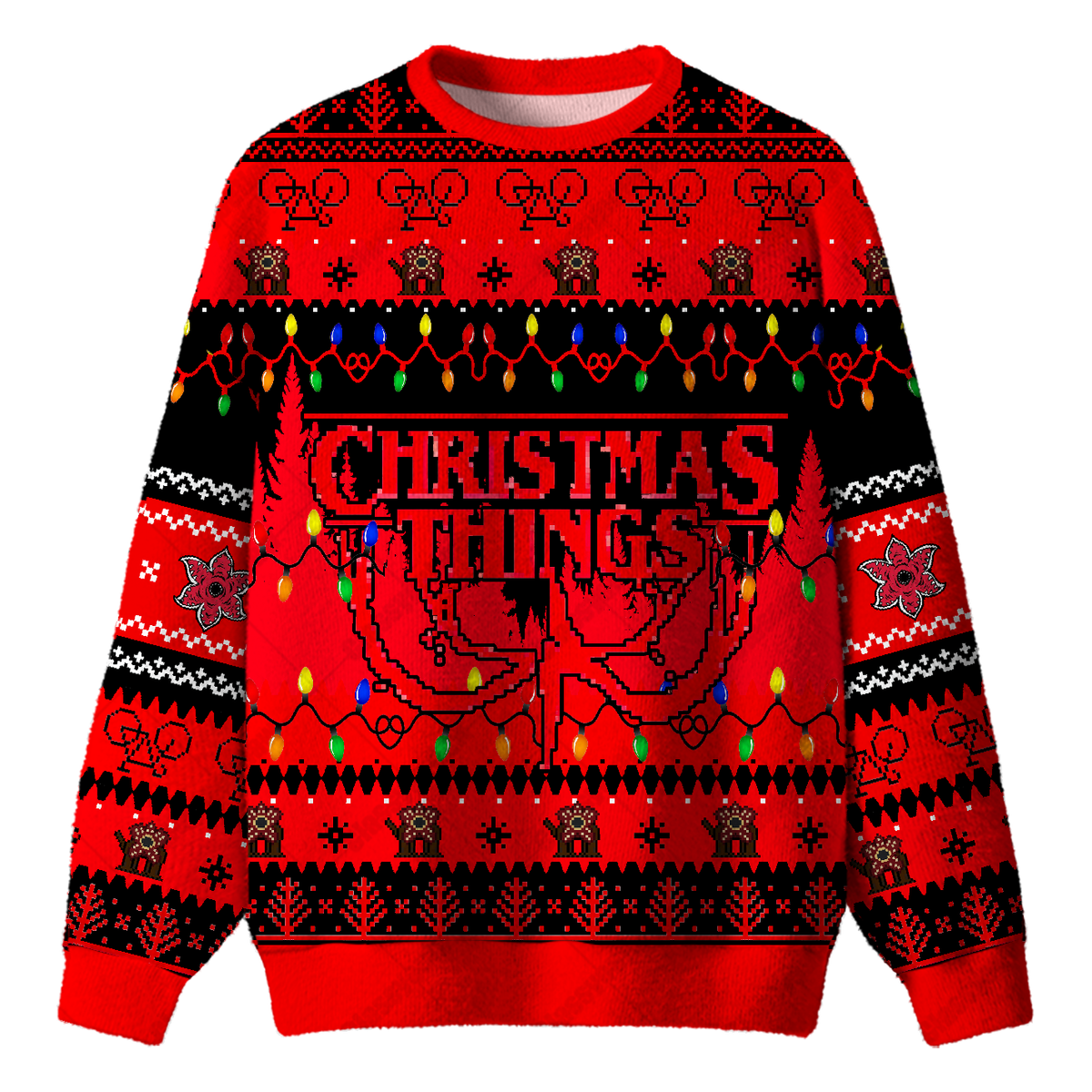 CHRISTMAS THINGS UGLY CHRISTMAS SWEATSHIRT — image 1