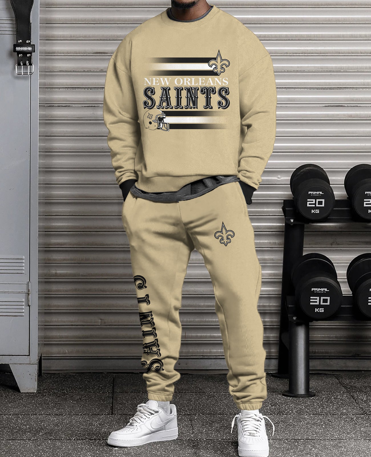 New Orleans Saints    3D sweatsuit and sweatpants 2 piece outfits
