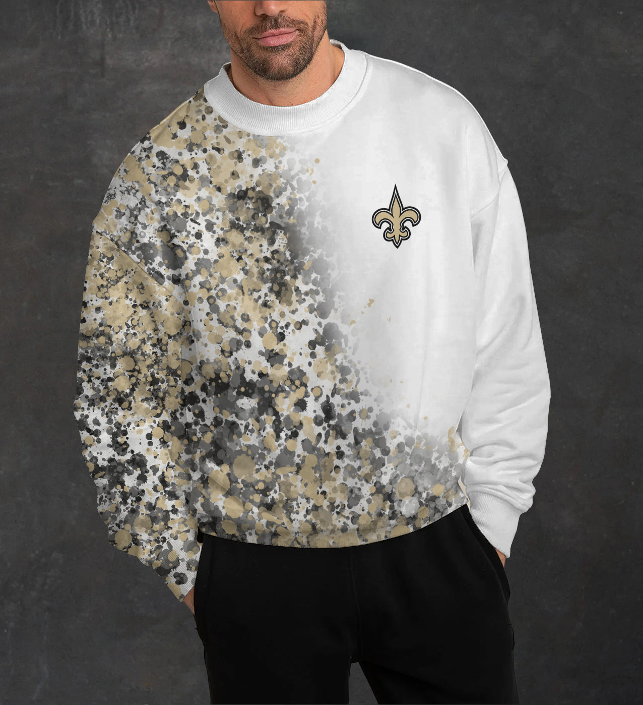 New Orleans Saints 3D Limited Edition Crew Neck sweatshirt