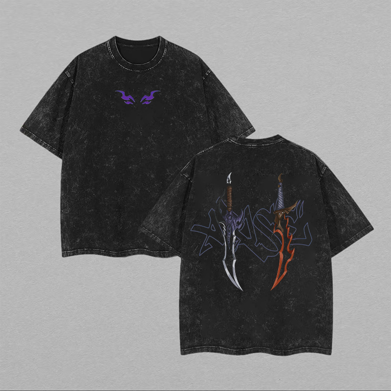 Arise Solo Leveling Printed Unisex Washed T-Shirt